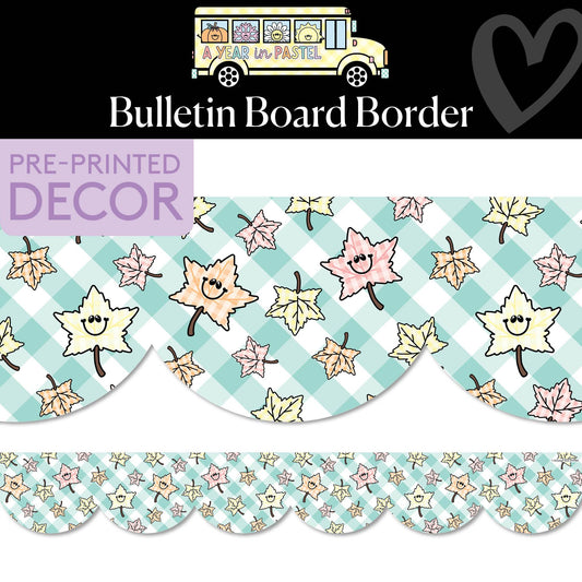 Little Leaf Lane Bulletin Board Border | A Year In Pastel