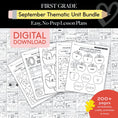 Load image into Gallery viewer, First Grade September Thematic Unit Bundle
