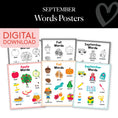Load image into Gallery viewer, September Words Poster
