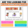 September Morning Meeting Slides | Digital Slides| Back to School |Google Slides