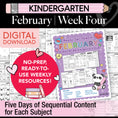 Load image into Gallery viewer, Printable Kindergarten February Week 4 Resources
