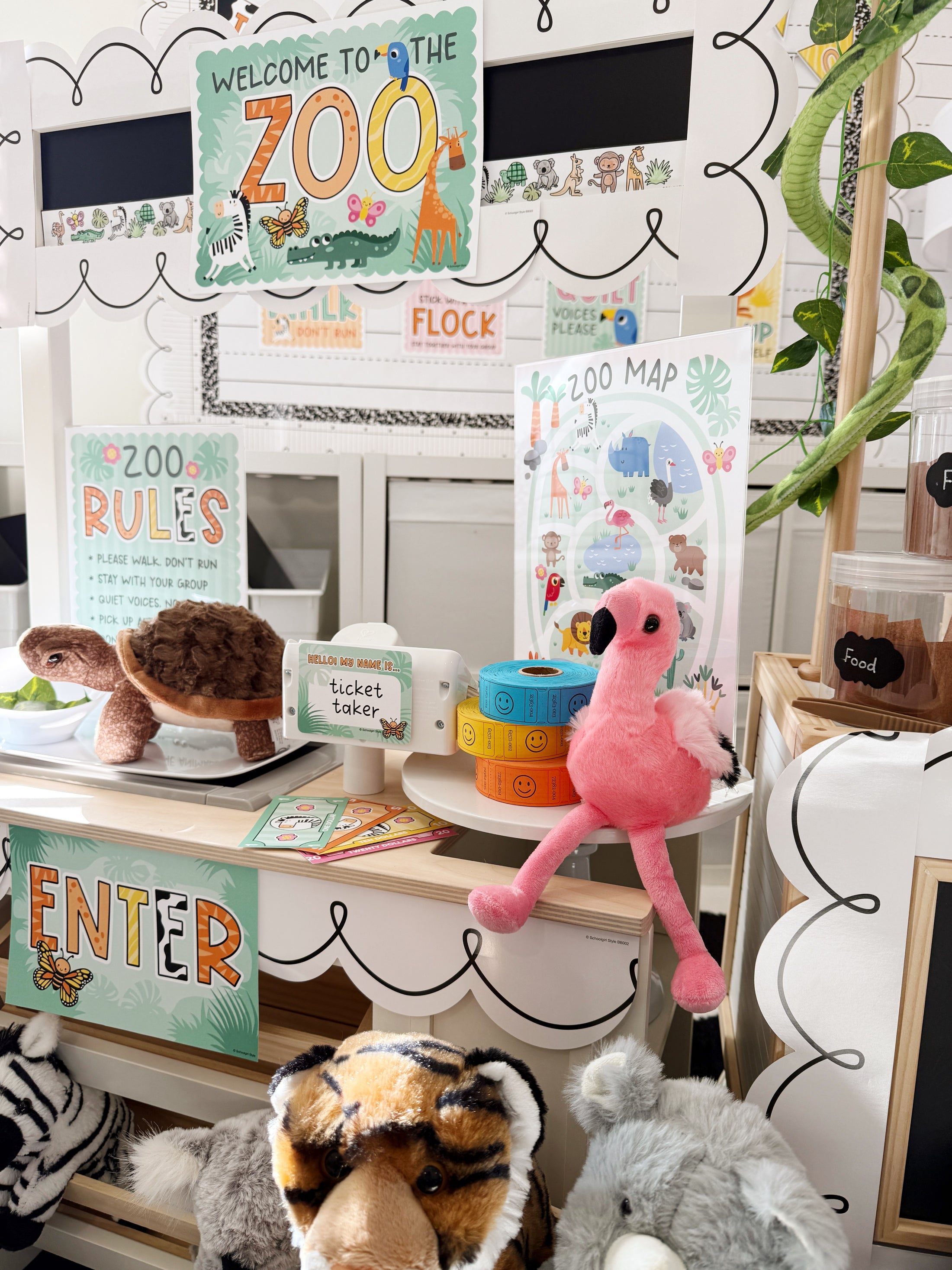 Printable March Dramatic Play At The Zoo