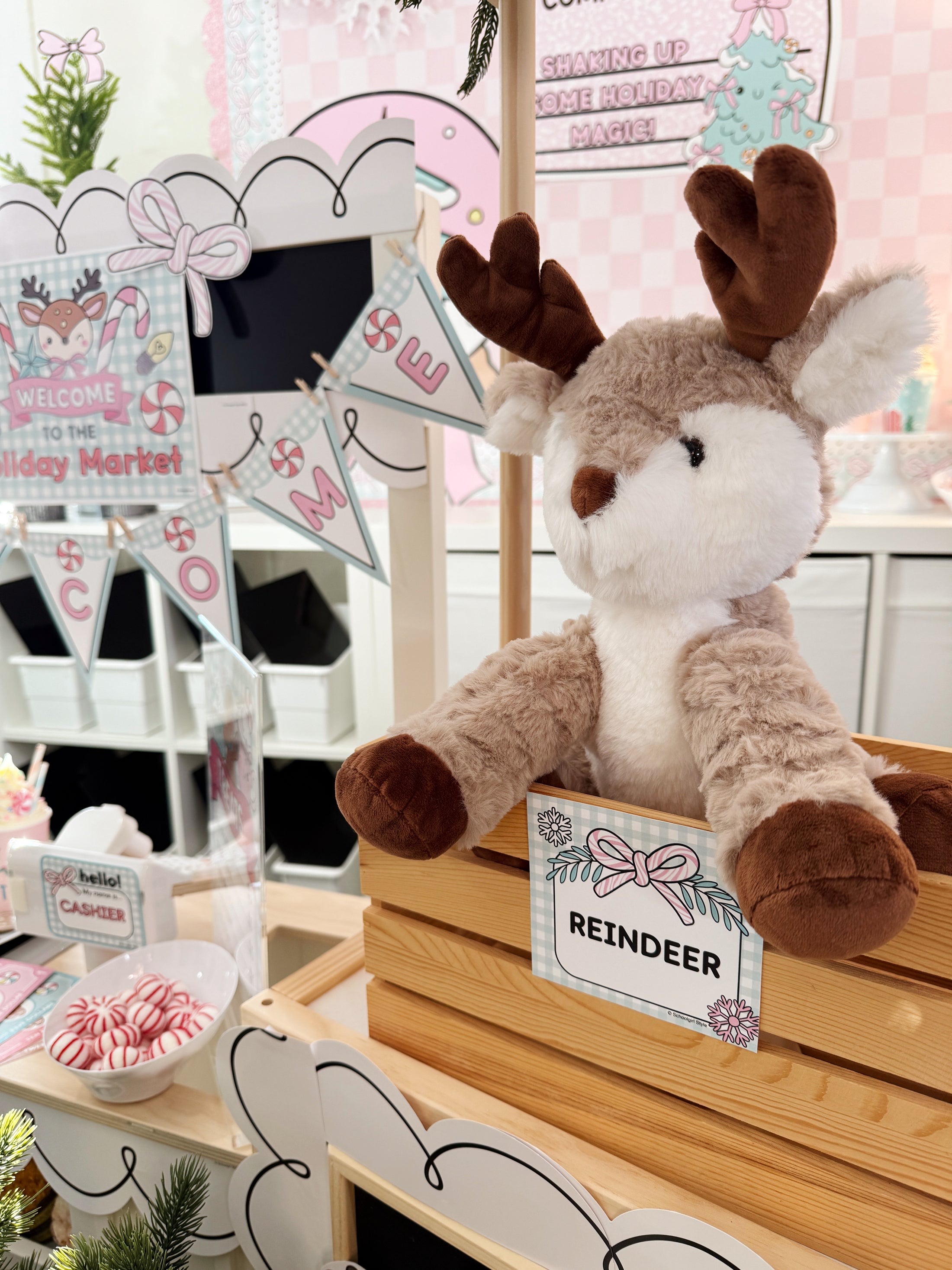 Printable December Dramatic Play Holiday Market and Tree Farm