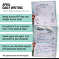 Load image into Gallery viewer, Printable First Grade April Daily Writing
