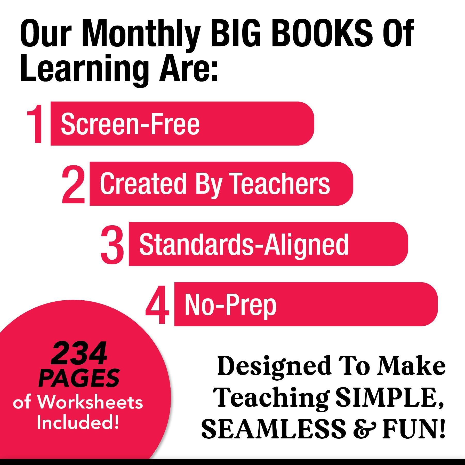Big Book of October Preschool Thematic Unit Bundle 
