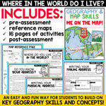 US Geography Map Skills | Maps and Globes, Continents, Oceans, Me on the Map