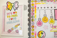 Load image into Gallery viewer, Candy Stripes Rainbow Pastel Bulletin Board Border | Emotional Rollercoaster
