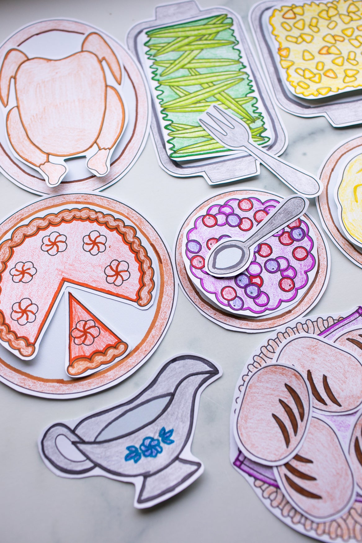 my thanksgiving dinner craft