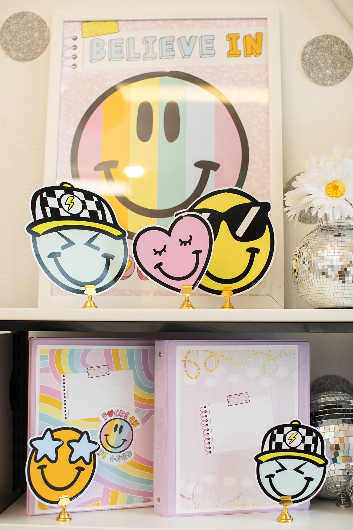 Printable Rainbow Pastel Binder Covers and Spines | Emotional Rollercoaster