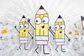Load image into Gallery viewer, September Pencil Craftivity Bulletin Board Set
