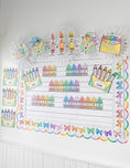 Load image into Gallery viewer, Second Grade September Crayon Box Craftivity Bulletin Board Set
