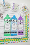Load image into Gallery viewer, September Crayon Craftivity Bulletin Board Set
