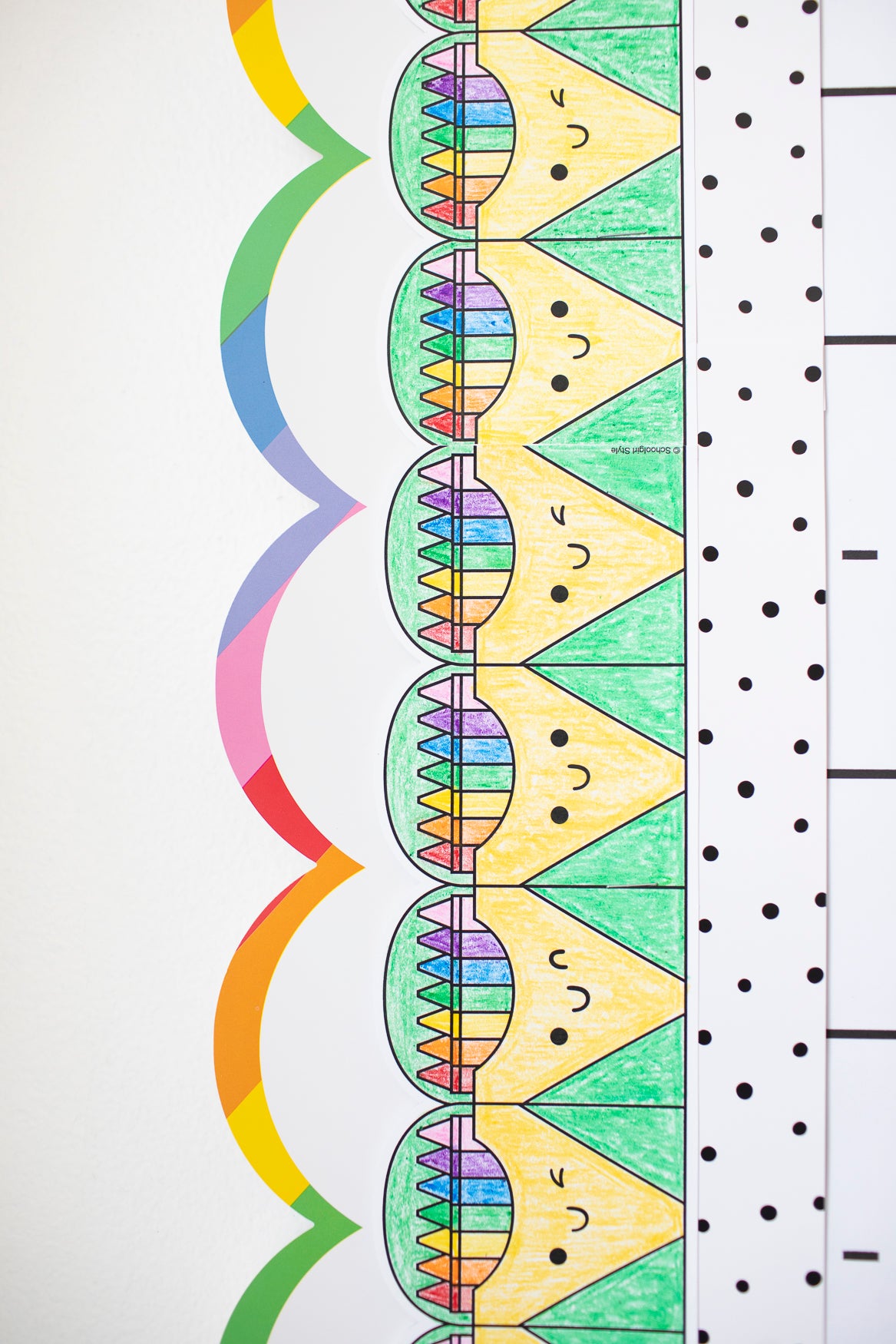 September Crayon Craftivity Bulletin Board Set