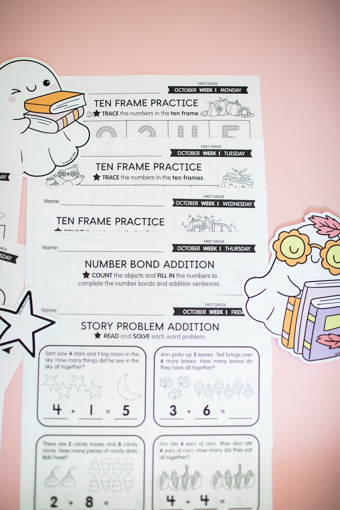 first grade daily math worksheets