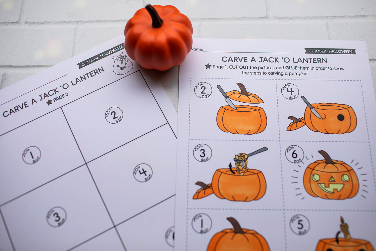 Printable First and Second Grade Halloween Worksheets, Activities and Coloring Pages | Halloween Party Pack