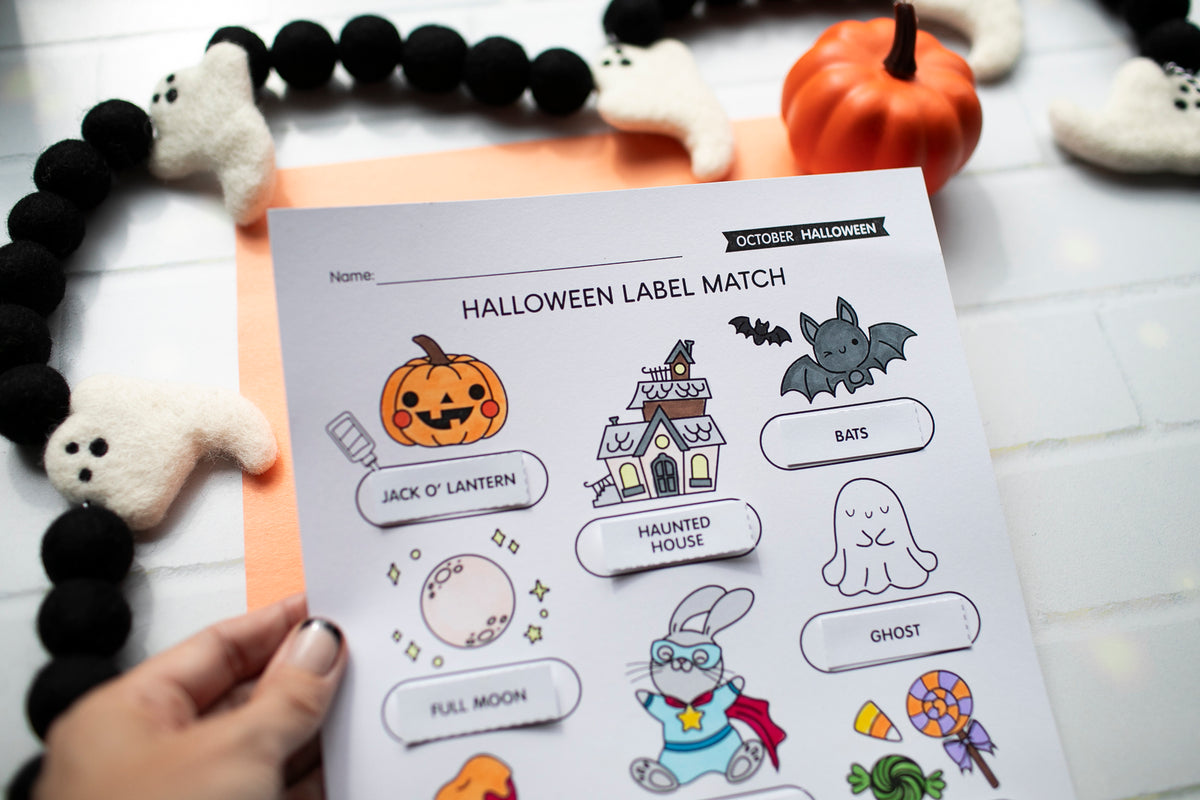 Printable First and Second Grade Halloween Worksheets, Activities and Coloring Pages | Halloween Party Pack