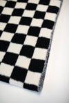 "The Oliver" Black Checkerboard Scarf │ Winter Outerwear │ Schoolgirl Style