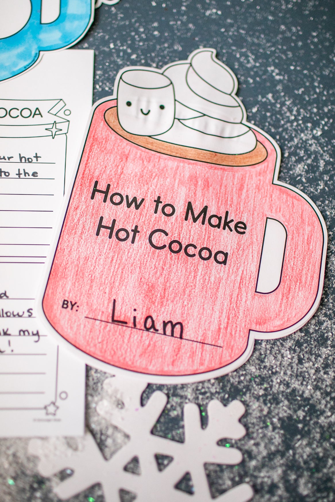 Printable January Hot Cocoa How To Craftivity