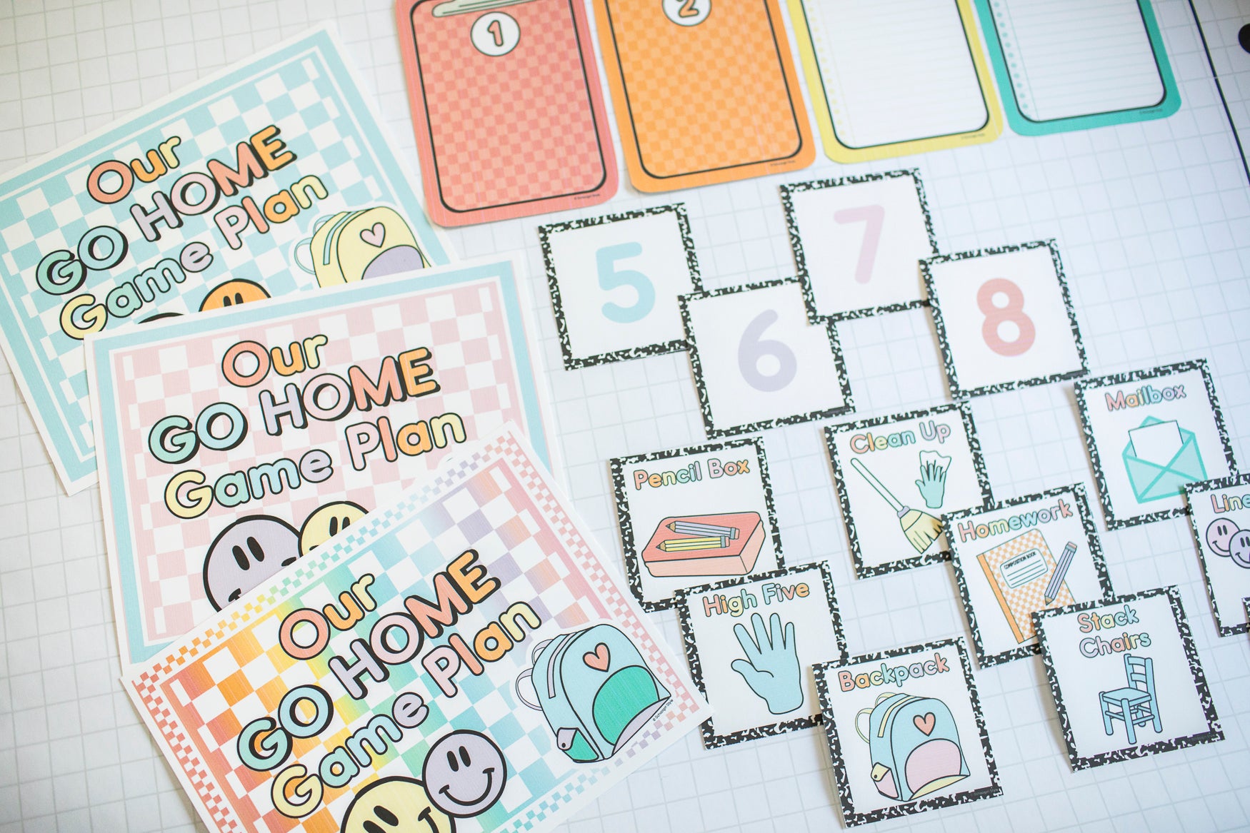 Printable Pastel Go Home Game Plan