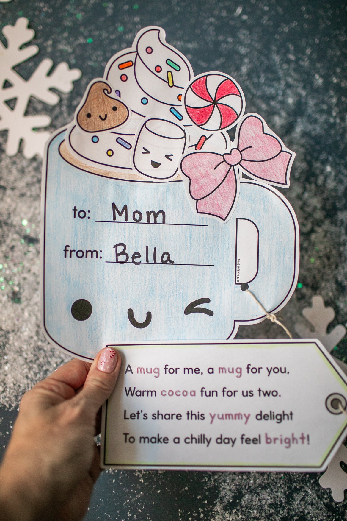 Printable January Hot Cocoa For You Craftivity