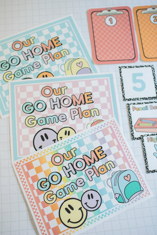 Printable Pastel Go Home Game Plan