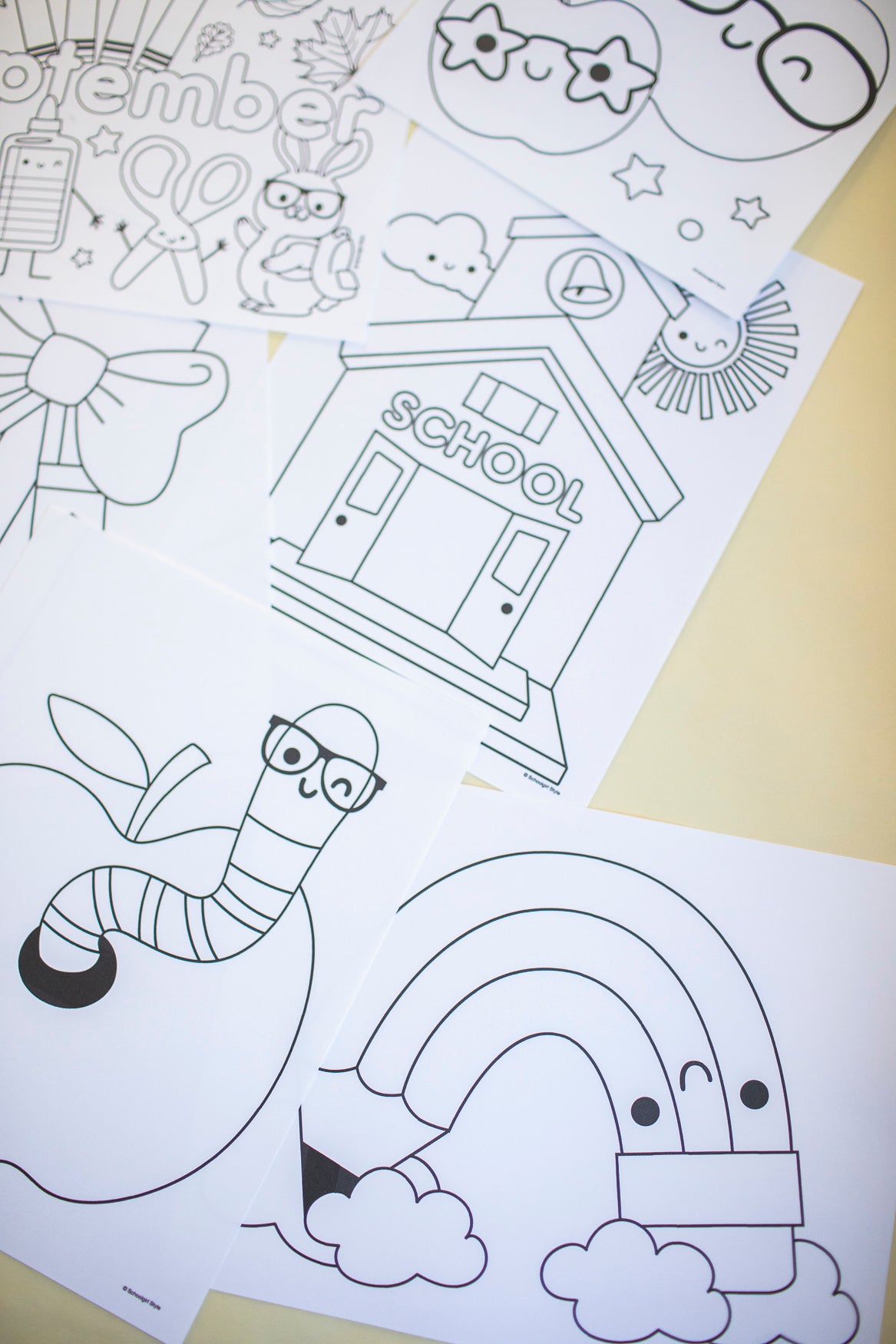 Free September Coloring Pages