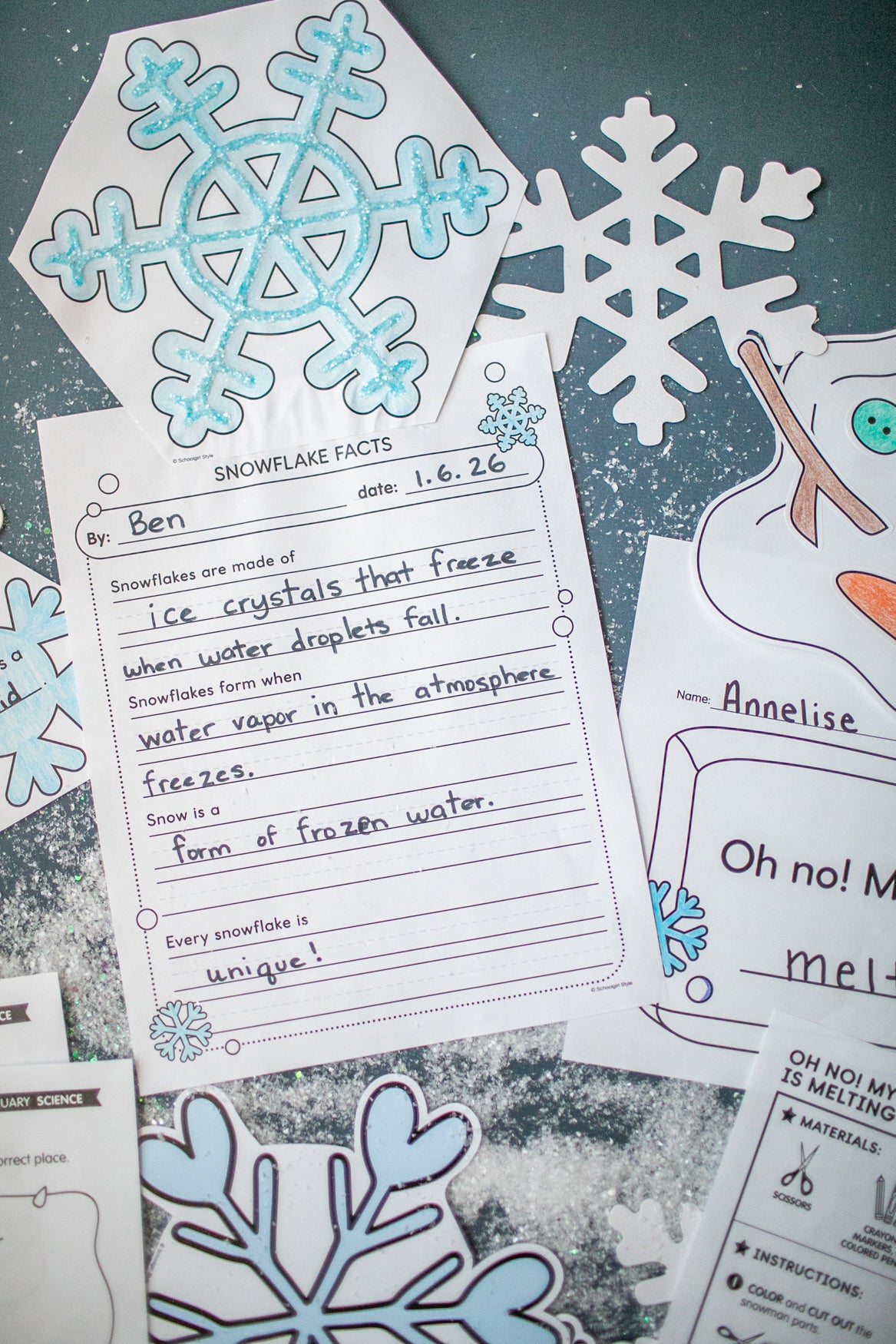 Printable January Science