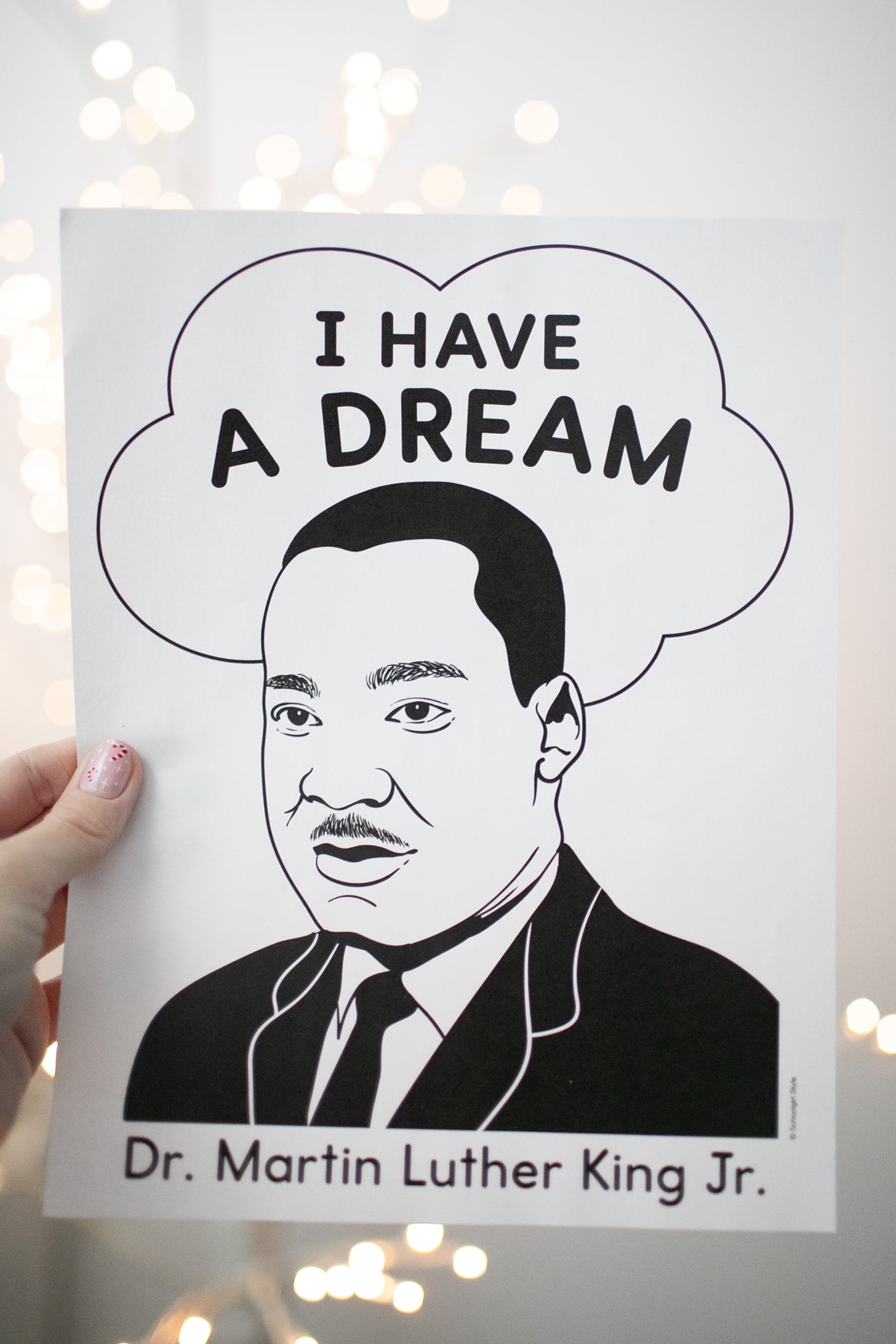 Printable January Martin Luther King Day Activities