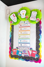 "Reading is Thinking" Mini Bulletin Board Set | Light Bulb Moments | UPRINT | Schoolgirl Style