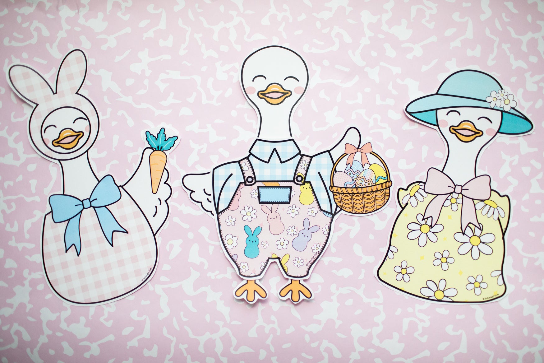 Printable Spring Goose and Costumes
