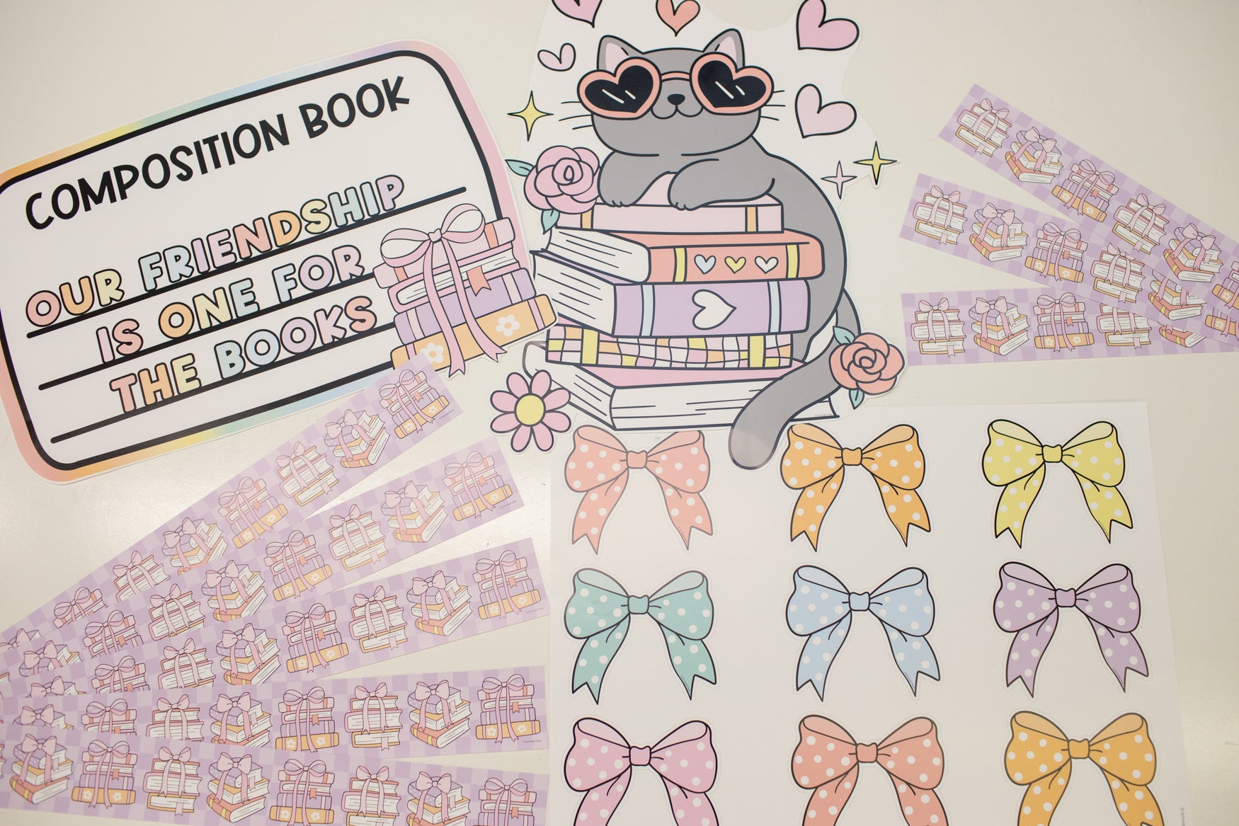 Valentines Pre-Printed Door Decor Bulletin Board Set