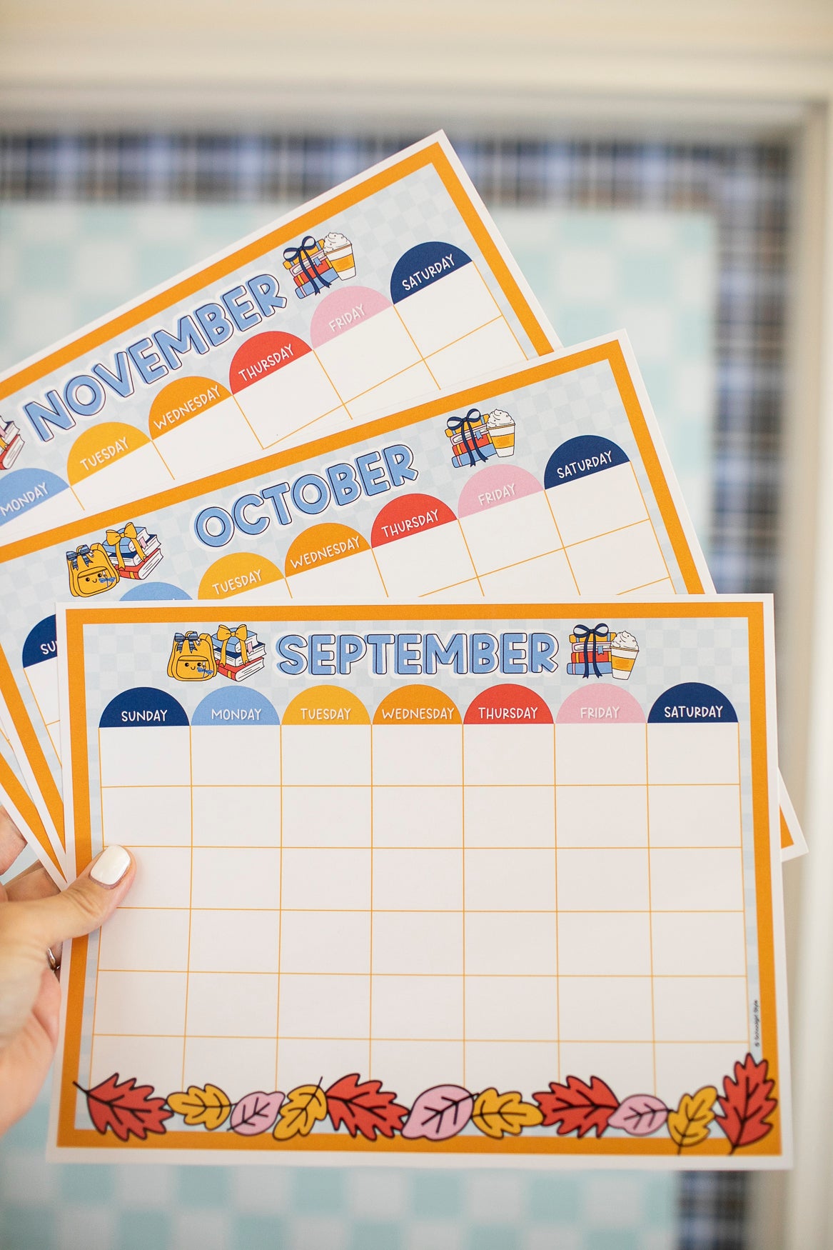 Printable Fall Editable Calendars and Newsletters | Autumn In Stars Hollow |