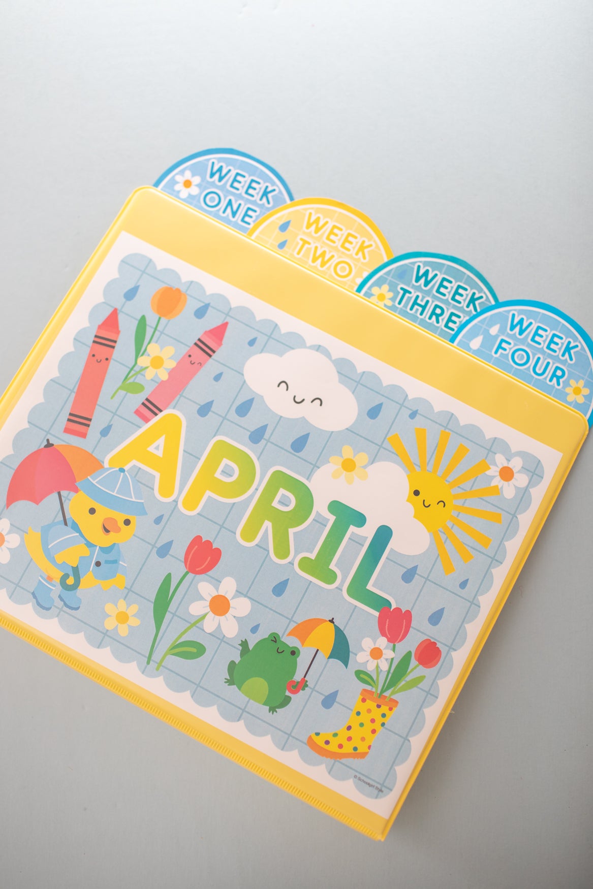 Printable April Bin Organization Labels