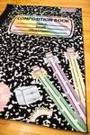 Composition Book with Apple | Classroom Rugs | Schoolgirl Style