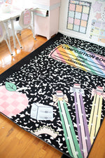 Composition Book with Apple | Classroom Rugs | Schoolgirl Style