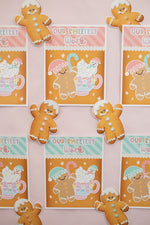 Student Work Displays | Pastel Gingerbread | Christmas | Printable Classroom Decor | Schoolgirl Style