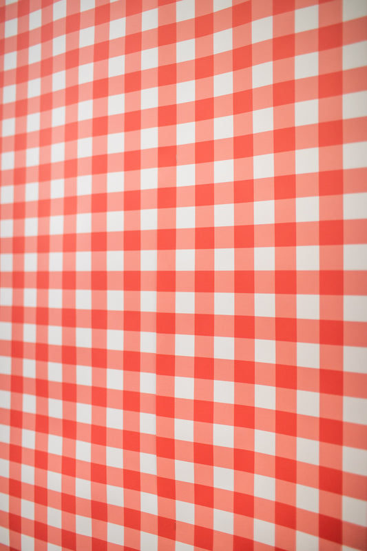 Red Gingham Bulletin Board Paper | Schoolgirl Style x Fadeless®