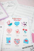 Load image into Gallery viewer, Printable February Words Posters
