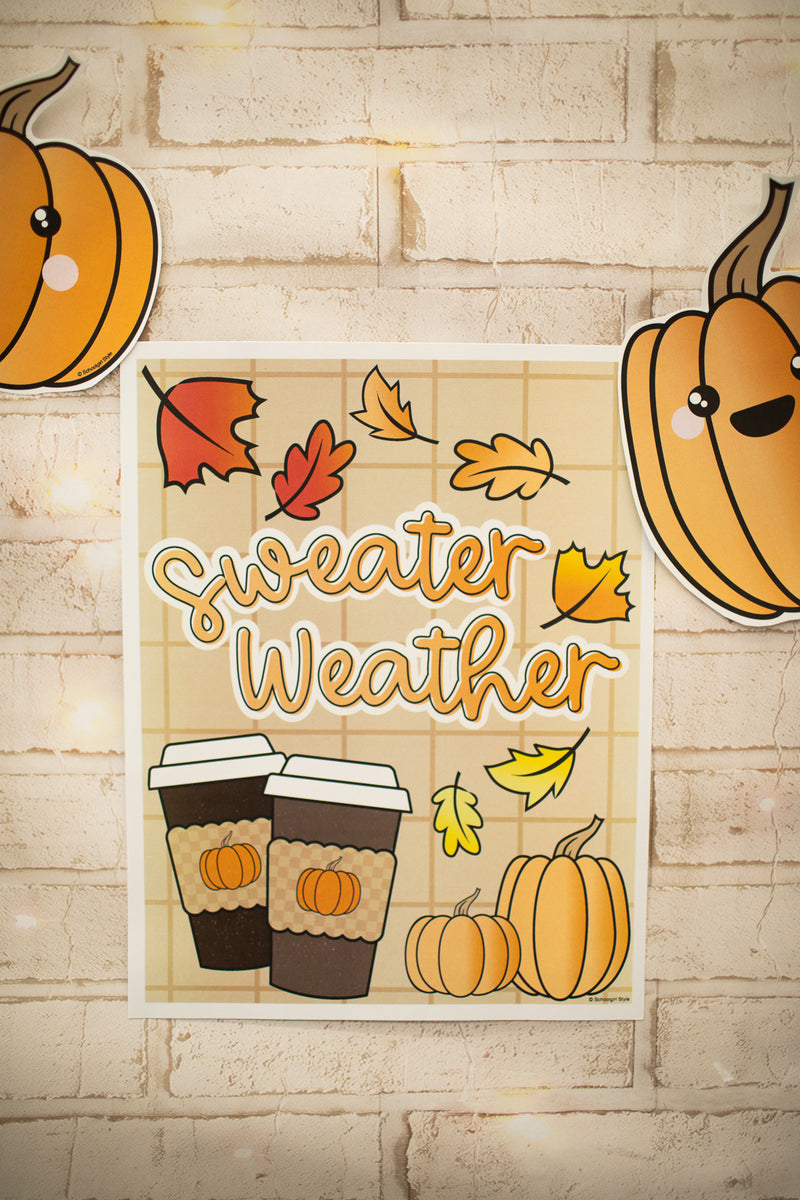 printable fall classroom decor 