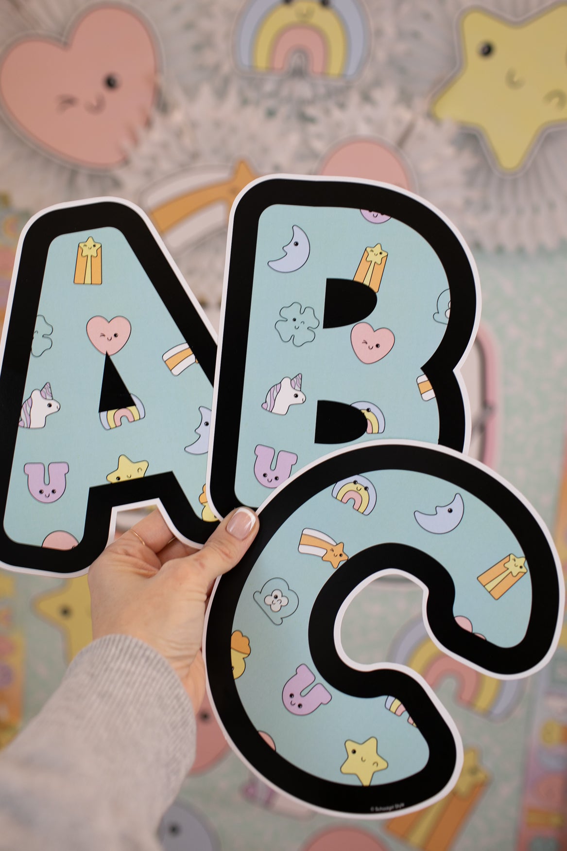 St. Patrick's Day classroom printable bulletin board letters