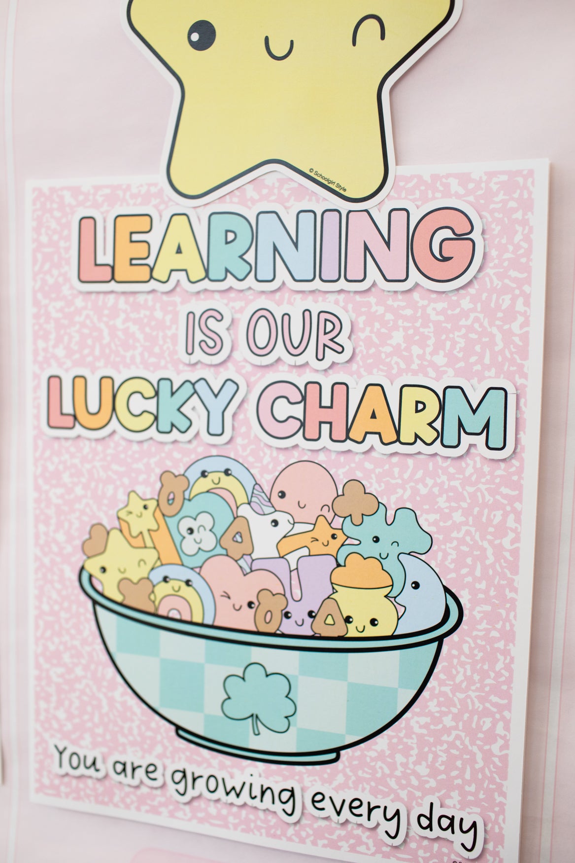 St. Patrick's Day classroom amazing work posters