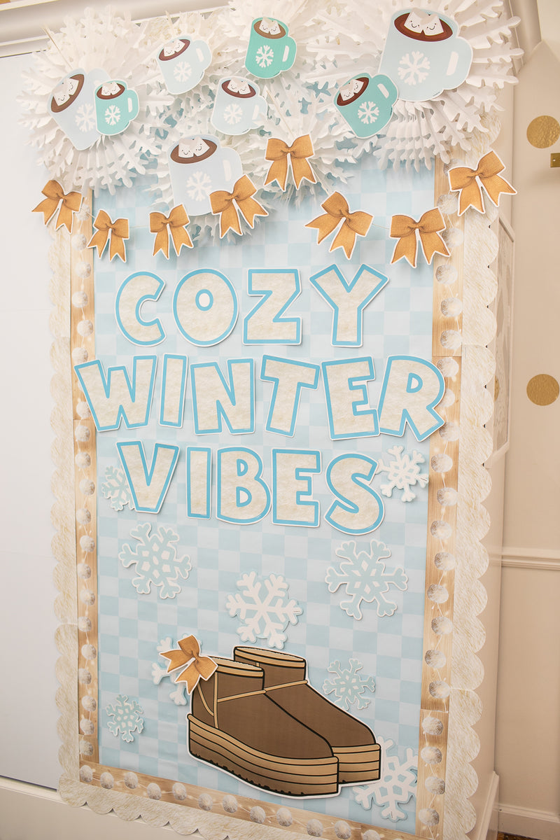 Winter classroom decor