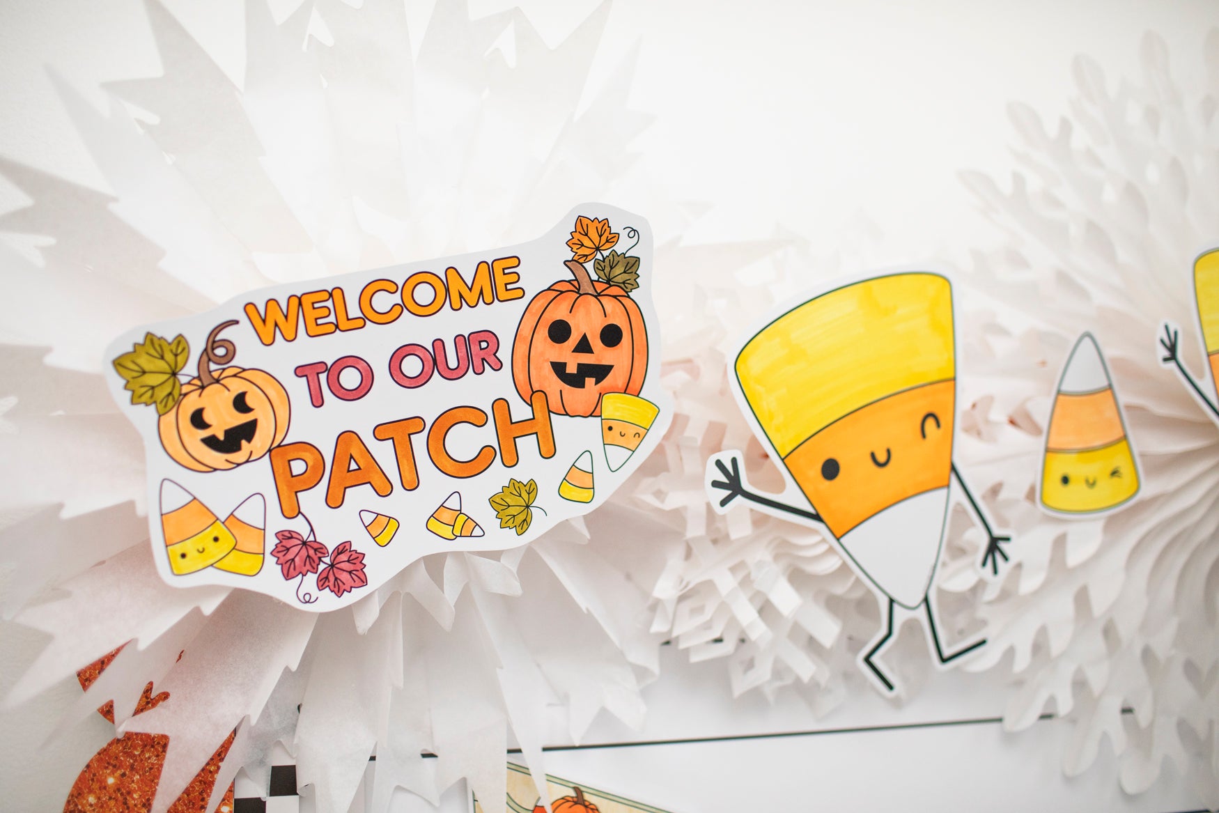 Welcome to our patch bulletin board set October