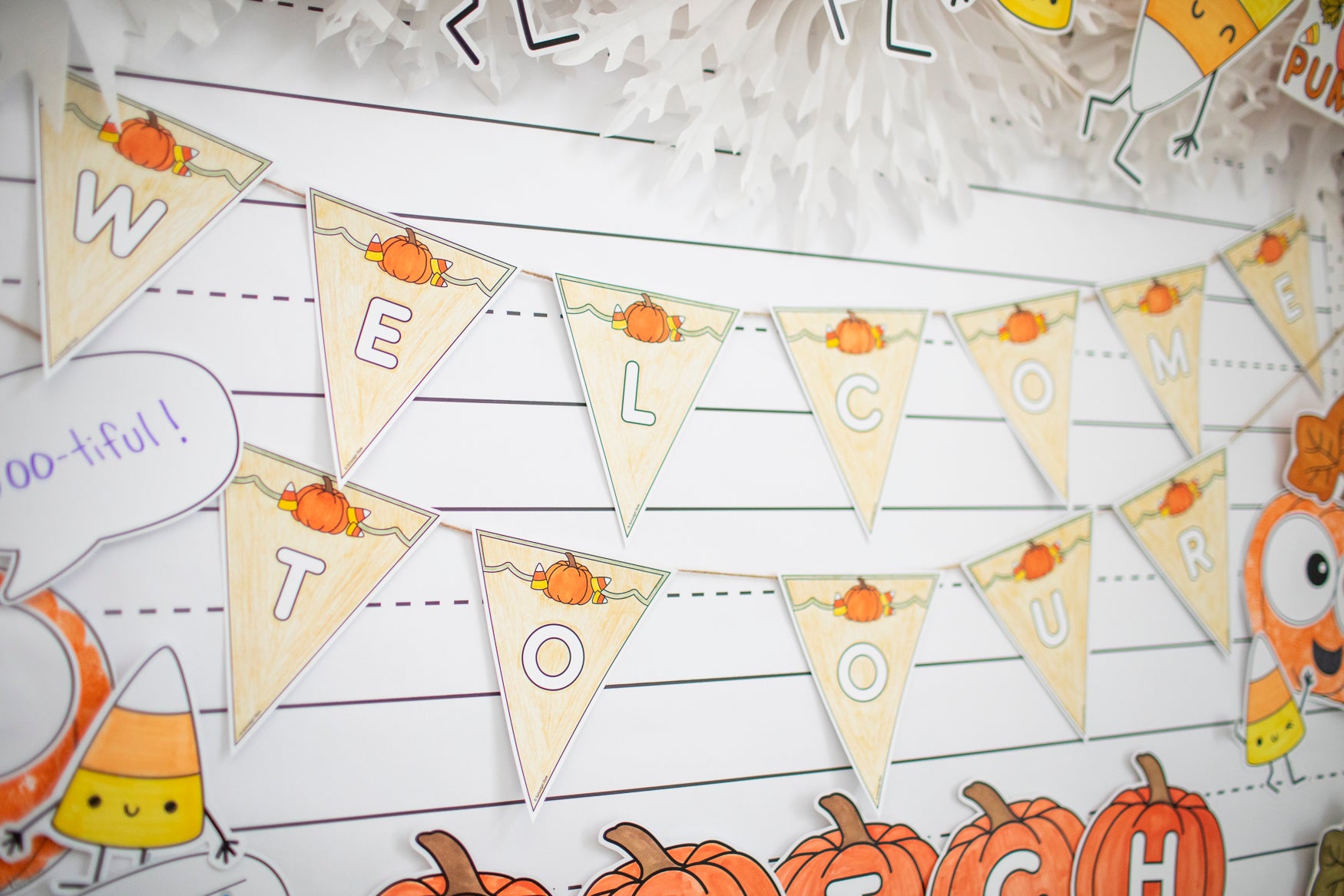 Welcome to our patch bulletin board set October