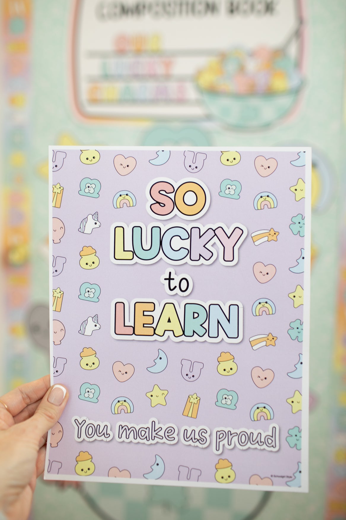 St. Patrick's Day classroom amazing work posters