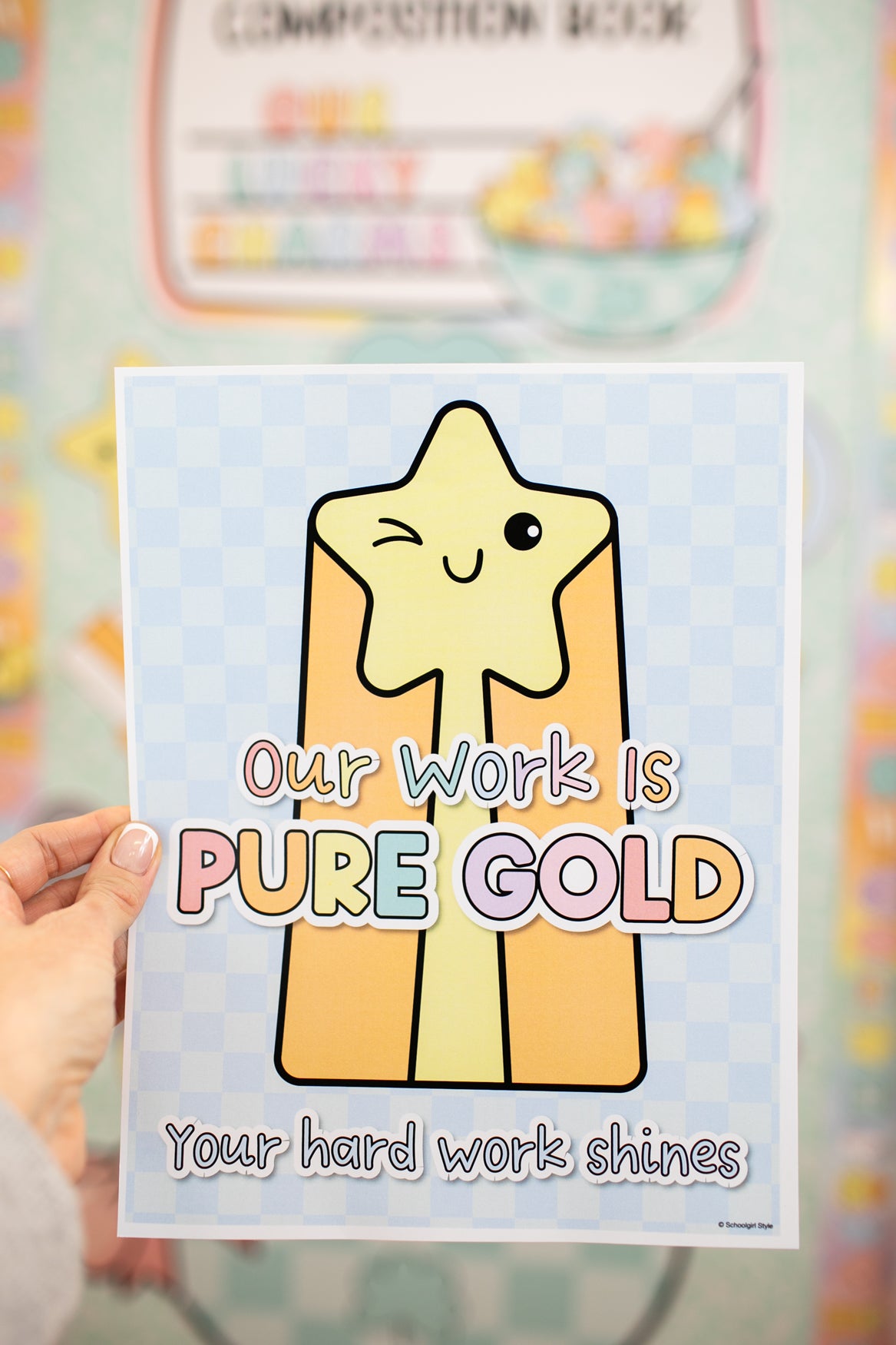 St. Patrick's Day classroom amazing work posters