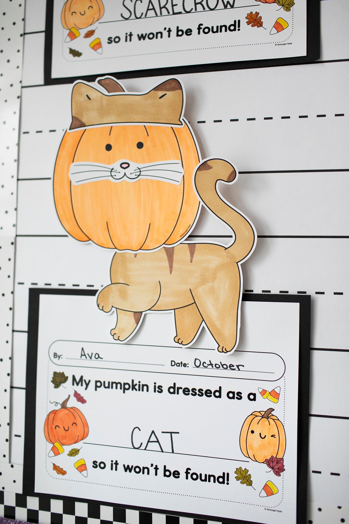 pumpkins in disguise craft for kids