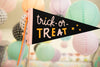 Trick or Treat Felt Pennant 