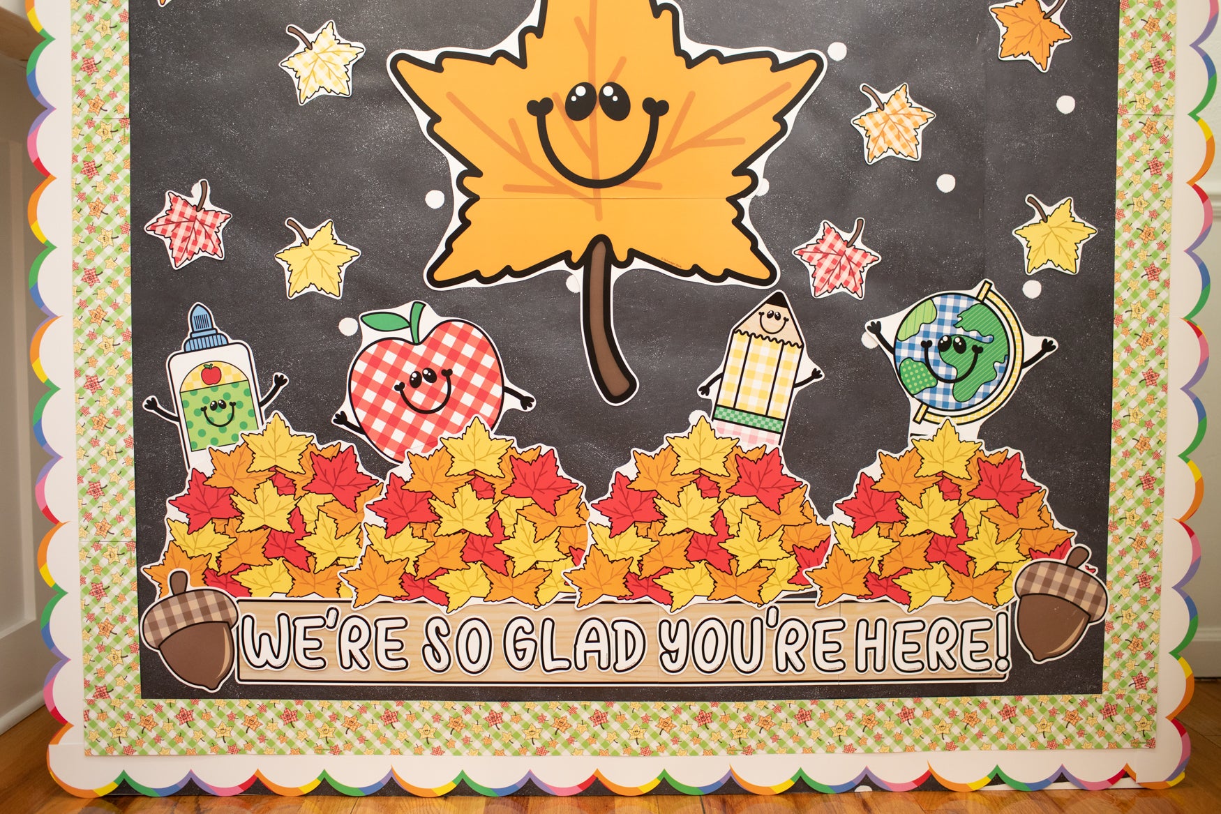 Falling For School Retro Bulletin Board Set | 90s Teacher