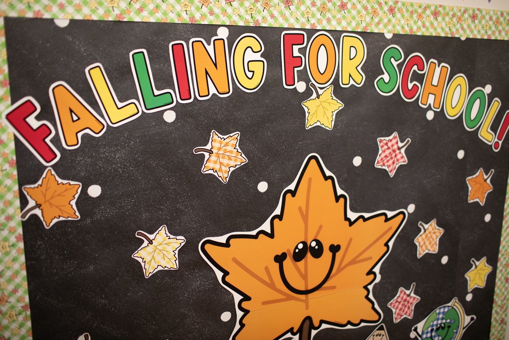 Falling For School Retro Bulletin Board Set | 90s Teacher